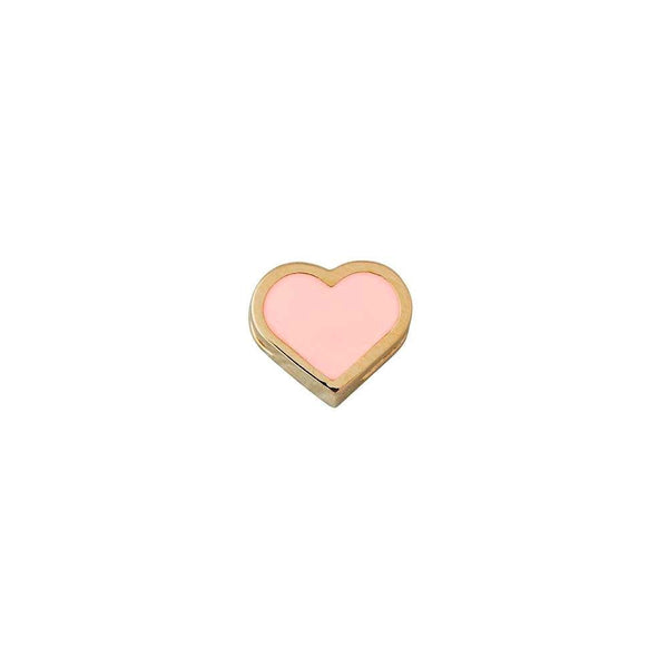 Icon Charm Coeur en Email (Argent)
