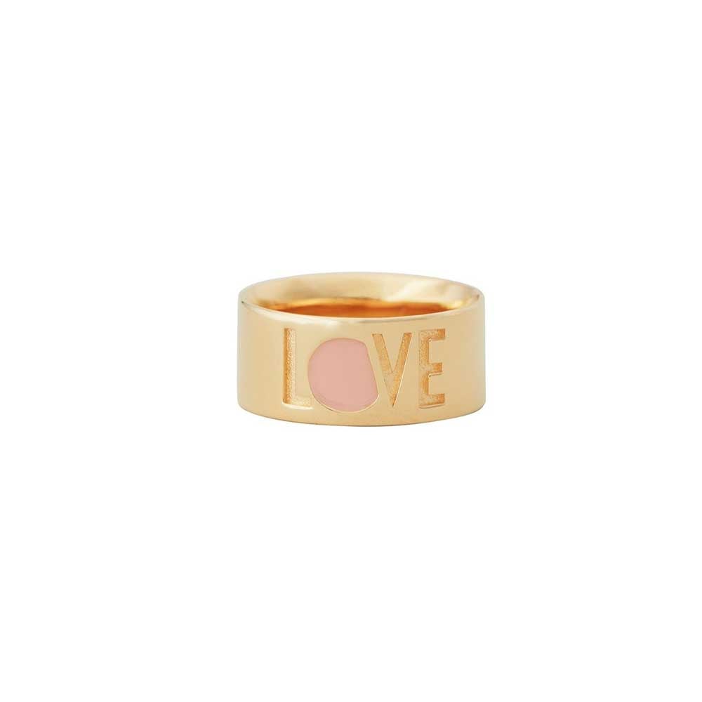 Gold love ring hotsell