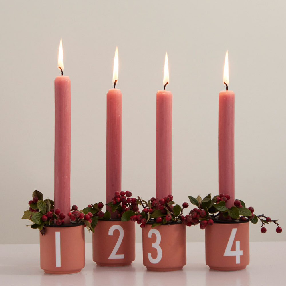 Advent Set Nude Mini Cups + Candle Holders