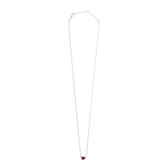 Little Big Love Necklace Burgundy - Silver