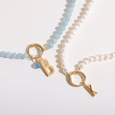 Gemstone Charm Lock Chain