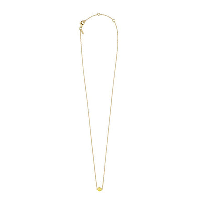 When life gives you lemons. Necklace, gold plated