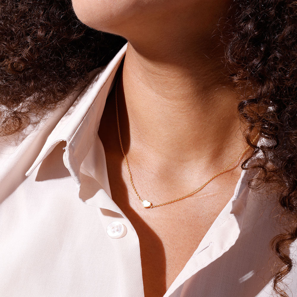 Pearl Little Big Love necklace, gold plated