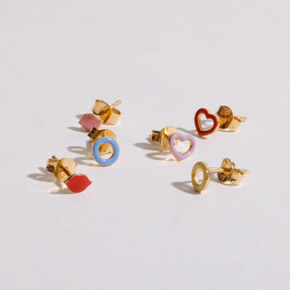 Loop Enamel Stud (1 pcs)