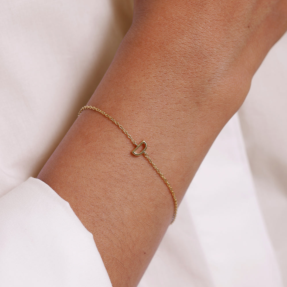 Archetype Bracelet - A-Z Gold plated