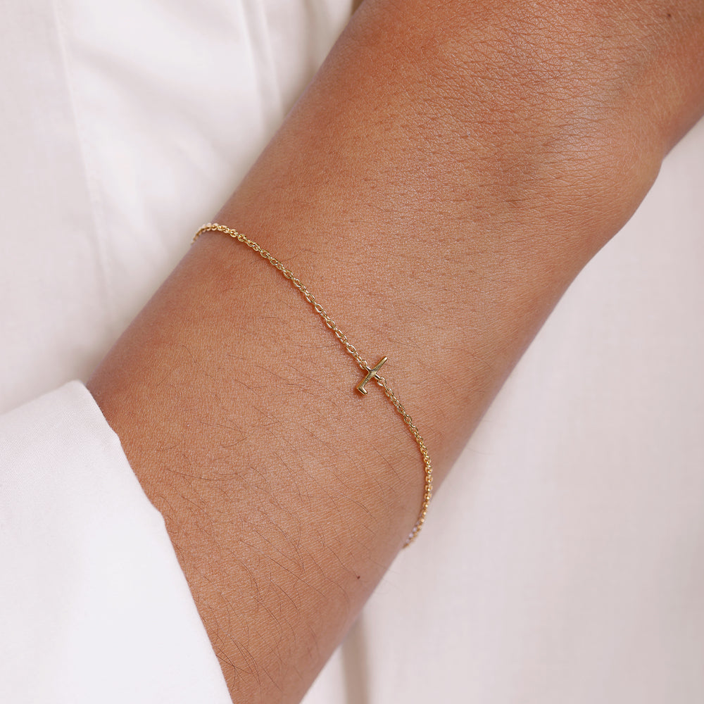 Archetype Bracelet - A-Z Gold plated