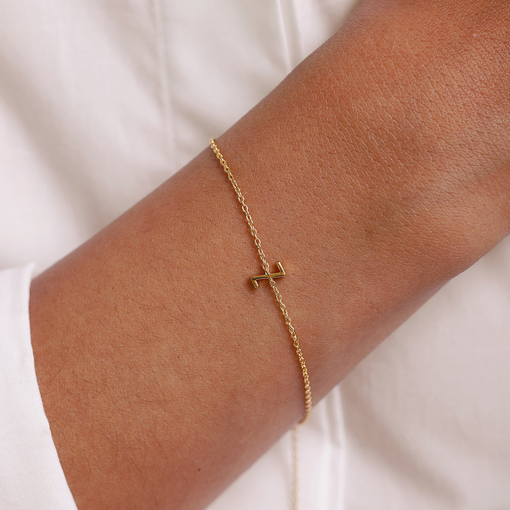 Archetype Bracelet - A-Z Gold plated