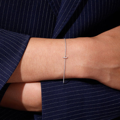 Archetype Bracelet - A-Z Silver