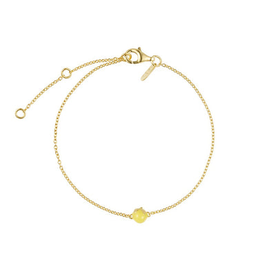 When life gives you lemons. Bracelet, gold plated