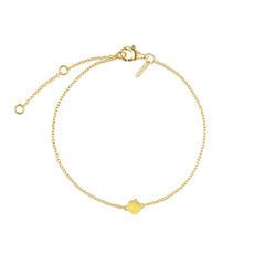 When life gives you lemons. Bracelet, gold plated