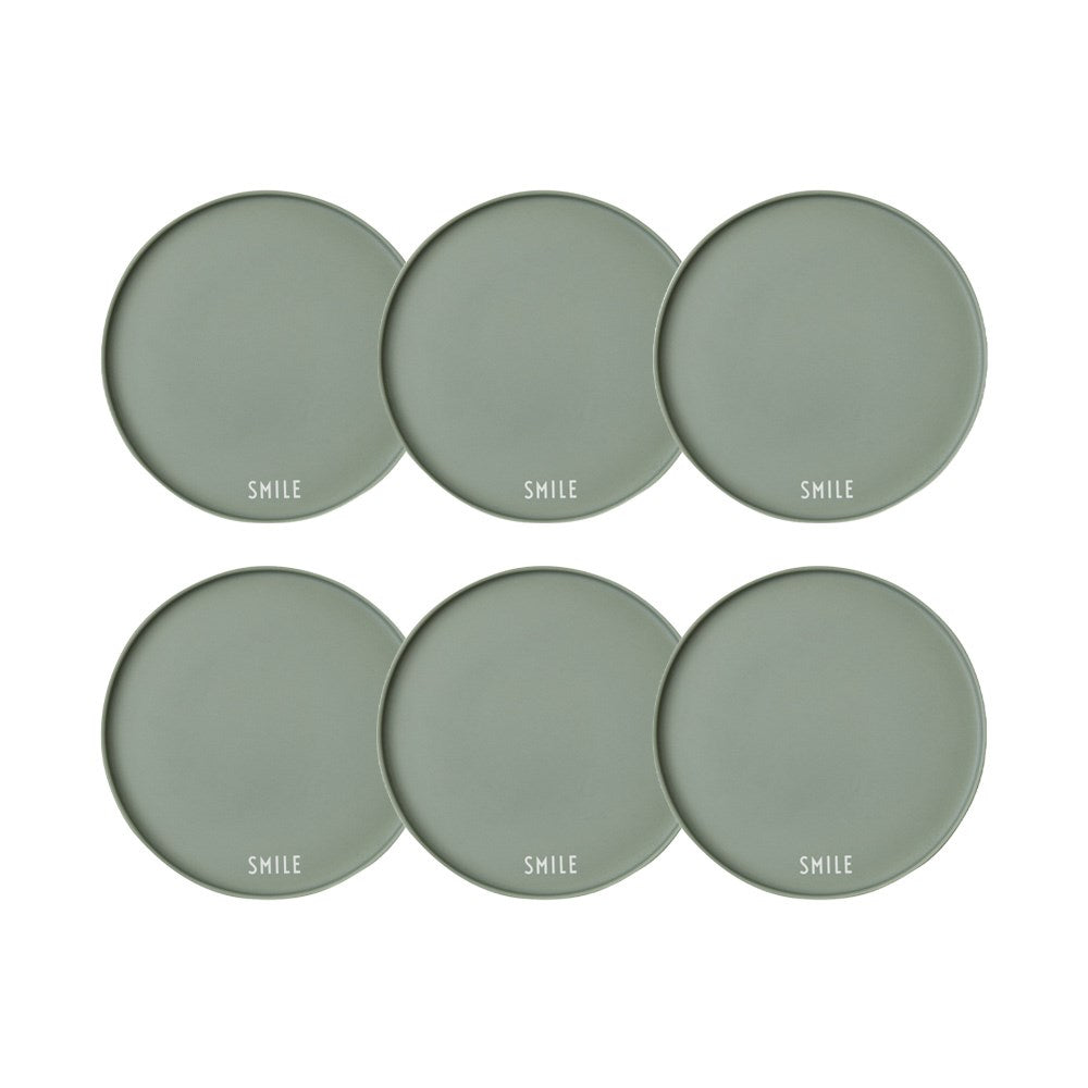 Favourite Plate Set 6 Pcs Green