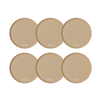 Favourite Plate Set 6 Pcs Beige