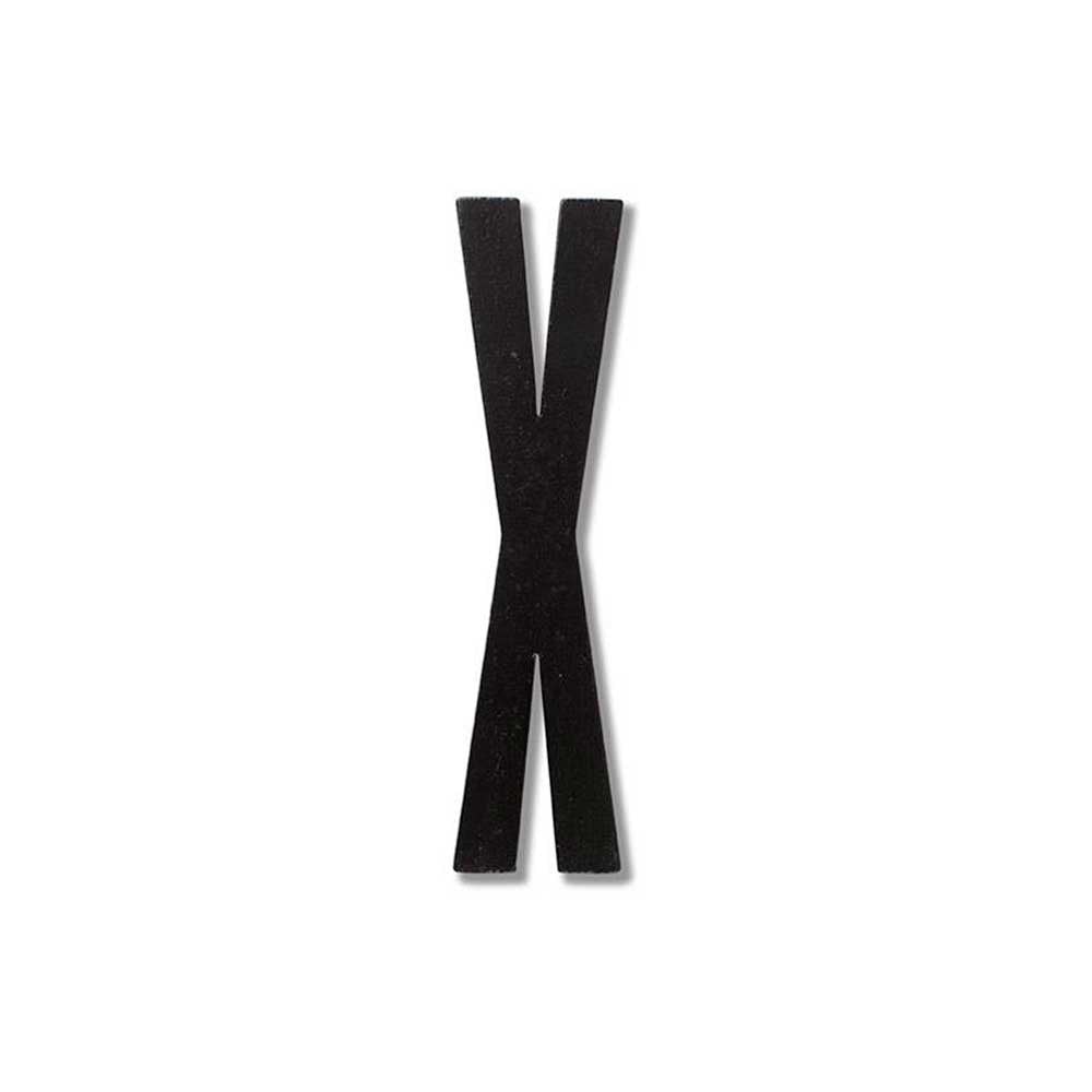 Black wooden letter A-Z