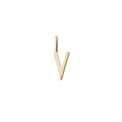 10mm Gold Letter Charm – Initial Necklace Pendant A–Z (18ct gold plated)