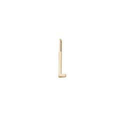 10mm Gold Letter Charm – Initial Necklace Pendant A–Z (18ct gold plated)