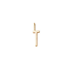 10mm Gold Letter Charm – Initial Necklace Pendant A–Z (18ct gold plated)