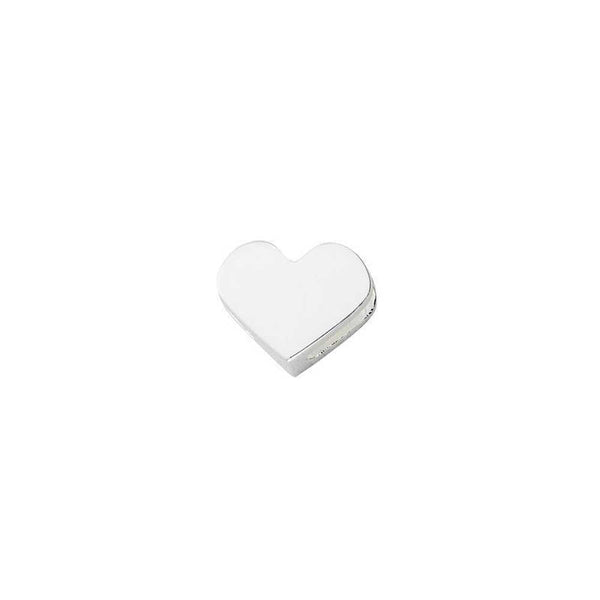 Icon Charm Coeur en Email (Argent)