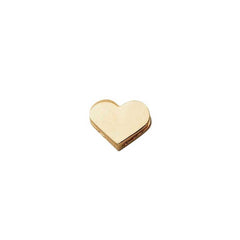Charm Îcone Coeur en émail (Plaqué or)