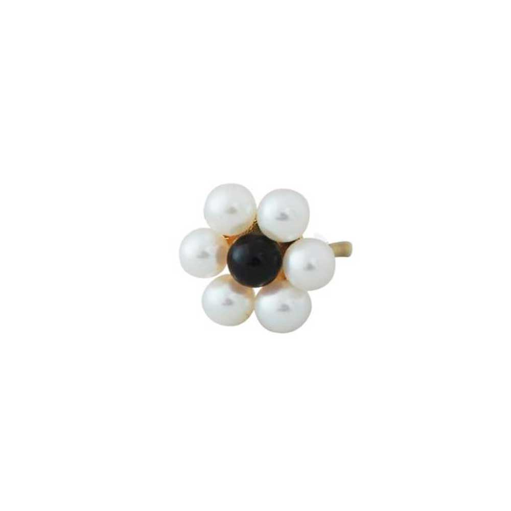 MyFlower Stud 10mm (Pearl/18K gold-plated)