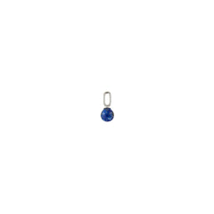 Stone Drop charm 5mm (Silver)