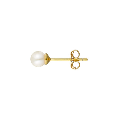Pearl Stud 5mm Gold Plated